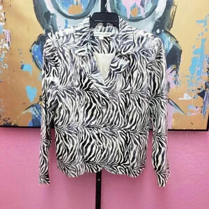 Bamboo Traders Zebra Foil Jacket